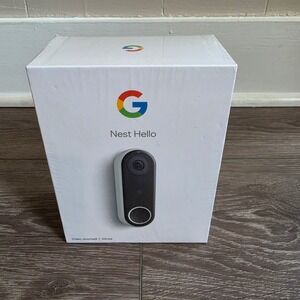 Google Nest Hello Wired Video Doorbell Smart Home Security Camera A0077 New